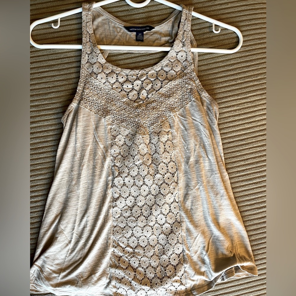 American Eagle Cami in Beige